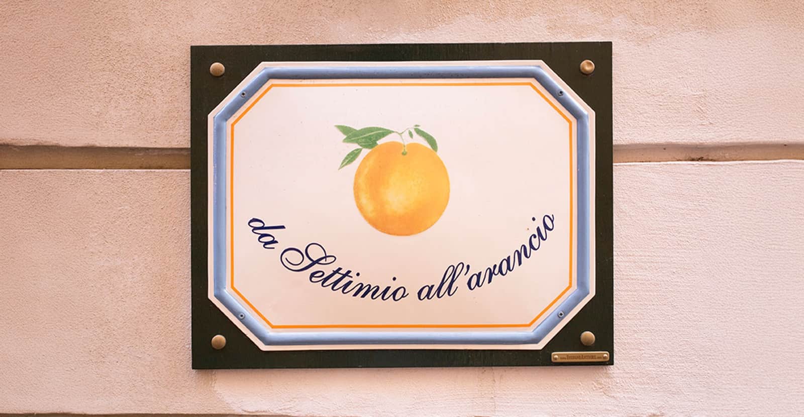 Settimio all’Arancio, Campo Marzio